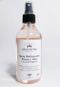 Spray Refrescante de Rosas y Aloe